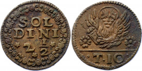 Italian States Venice 10 Tornesi 1611 - 1615 (ND)
KM# 2, Paol# 878; N# 50017; Copper; VF-XF.