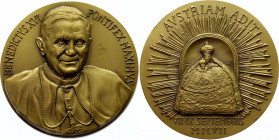 Vatican Bronze Medal "Avstriam Adit" 2007 
Bronze 61.75 g., 50 mm.; Benedictus XVI; With original box.