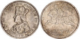 Lithuania 10 Litu 1936 
KM# 83, N# 11190; Silver; Vytautas; AUNC/UNC.