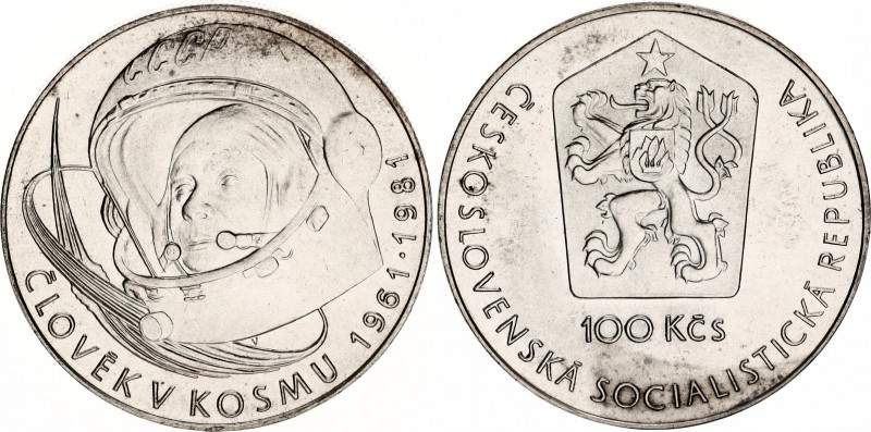 Czechoslovakia 100 Korun 1981
KM# 103, N# 20222; Silver; 20th Anniversary of th...