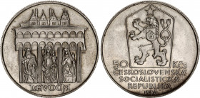 Czechoslovakia 50 Korun 1986
KM# 122, N# 12645; Silver; City of Levoča; UNC.
