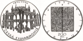 Czech Republic 200 Korun 1996 Karel Svolinský Proof
KM# 23; 100th Anniversary of the Birth of Karel Svolinský. Silver, Proof. Mintage 2000 Only. In O...