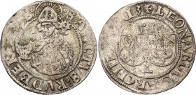 Austria Salzburg 4 Kreuzer / 1 Batzen 1513
Zöttl# 60-73, N# 73202; Silver; Leonhard von Keutschach; XF.