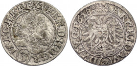 Bohemia 3 Kreuzer 1628 HR
KM# 114, N# 77338; Silver; Ferdinand II; Breslau Mint.; XF.