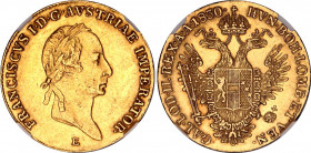 Austria Dukat 1830 E NGC AU58
KM# 2171, N# 33430; Gold 3.49 g. AU-UNC, mint luster.