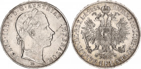 Austria 1 Florin 1859 B
KM# 2219; N# 7004; Silver; Franz Joseph I; Mint: Kremnitz; XF/AUNC.