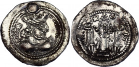 Sasanian Empire AR Drachm 484 - 488 AD (ND) Valkash
Göbl 178; Mochiri 553; Paruck 365; Saeedi 255; Sunrise 954; Silver 3,89g.; Valkash (Balash) (AD 4...