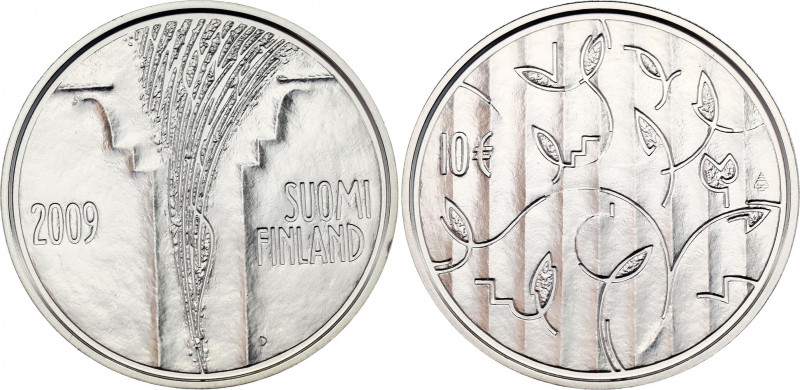 Finland 10 Euro 2009
KM# 173, N# 13582; Silver., Proof; With certificate; UNC.