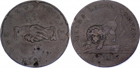 Sierra Leone 1 Penny 1791
KM# 2.1; N# 41501; Silver; Sierra Leone Company; Mint: Soho Mint, Handsworth; F-VF.