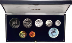 South Africa Annual Proof Set 1987 
KM# PS128; With Silver., Proof; In original package.