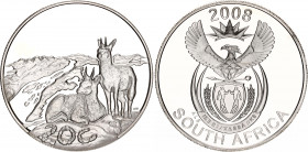 South Africa 20 Cents 2008 With Certificate
KM# 460, N# 139499; Silver; Richtersveld Transfrontier Peace Park; UNC.