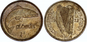 Ireland 1 Florin 1928
KM# 7, N# 11081; Silver; XF/AUNC.