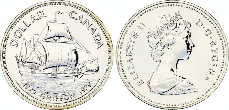 Canada 1 Dollar 1979
KM# 124; N# 16315; Silver; Elizabeth II; 300th Anniversary...