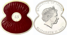 Jersey 5 Pounds 2012
Silver; Elizabeth II; Remembrance Day 2012; UNC.