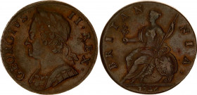 Great Britain 1/2 Penny 1746
KM# 579, Sp# 3719; N# 13118; Copper; George II (1727-1760); XF.