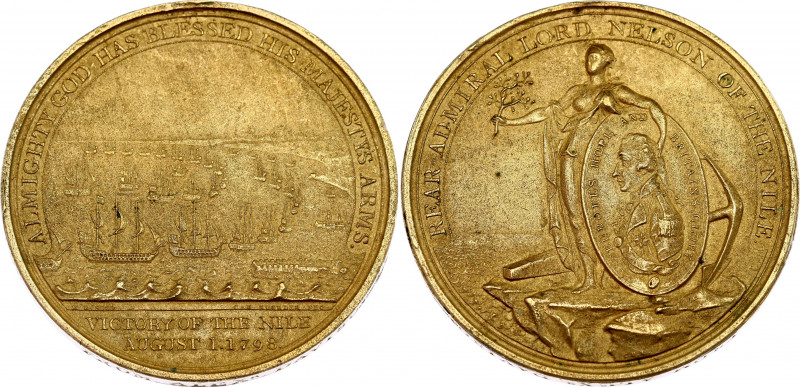 Great Britain Alexander Davisson's Bronze Medal "The Battle of the Nile" 1798
B...