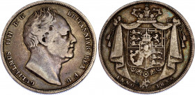 Great Britain 1/2 Crown 1836
KM# 714.2; Sp# 3834; N# 12808; Silver; William IV; VF Toned.