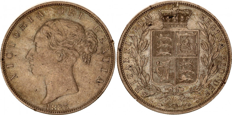 Great Britain 1/2 Crown 1883
KM# 756, Sp# 3889; N# 12819; Silver; Victoria (183...
