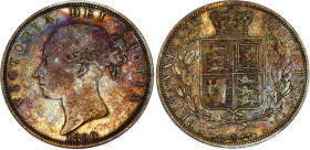 Great Britain 1 Florin 1880
KM# 756; Sp# 3889; N# 12819; Silver; Victoria; XF with nice multicolour patina.