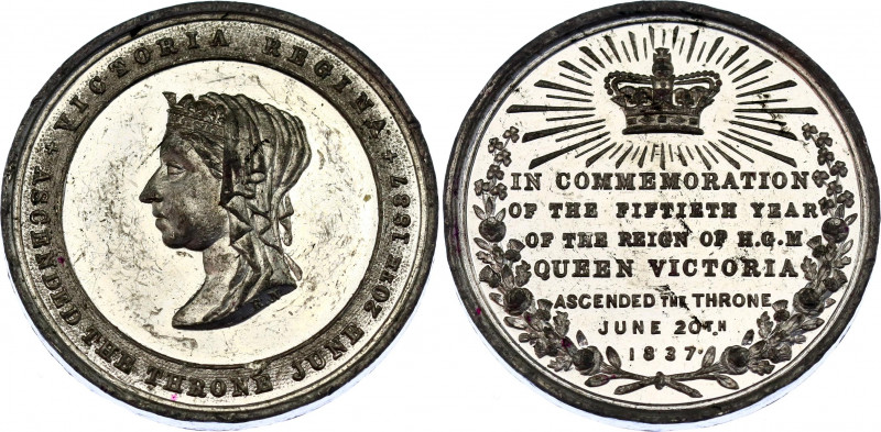 Great Britain Commemorative Medal "Queen Victoria Golden Jubilee of Reign" 1887...