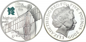 Great Britain 5 Pounds 2009 
KM# 1140, N# 18526; Silver., Proof; Coloured; Angel of the North.