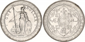 Great Britain 1 Trade Dollar 1901 B
KM# T5, N# 8472; Silver; This issue features dazzling brilliance and very little in the way of handling as well; ...