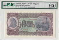 Albania, 1.000 Leke, 1957, UNC, p32a
UNC
PMG 65 EPQ
Estimate: USD 30-60