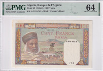 Algeria, 100 Francs, 1939/4945, UNC, p85
UNC
PMG 64
Estimate: USD 125-250