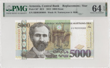 Armenia, 5.000 Dram, 2012, UNC, p56, REPLACEMENT
UNC
PMG 64 EPQ
Estimate: USD 75-150