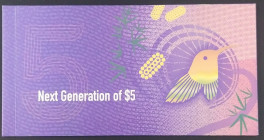 Australia, 5 Dollars, 2016, UNC, p62, FOLDER
UNC
Queen Elizabeth II portrait, Polymer banknote
Estimate: USD 20-40