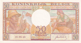 Belgium, 50 Francs, 1948, UNC, p133a
UNC
Estimate: USD 50-100