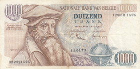 Belgium, 1.000 Francs, 1973, VF, p136b
VF
Stained
Estimate: USD 40-80