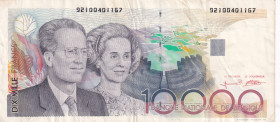 Belgium, 10.000 Francs, 1992/1998, VF, p146
VF
Estimate: USD 300-600