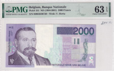 Belgium, 2.000 Francs, 1994/2001, UNC, p151
UNC
PMG 63 EPQ
Estimate: USD 150-300