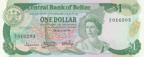 Belize, 1 Dollar, 1983, UNC, p43
UNC
Queen Elizabeth II. Potrait
Estimate: USD 30-60