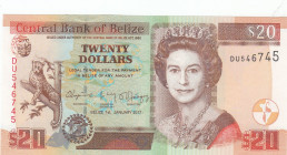 Belize, 20 Dollars, 2017, UNC, p69f
UNC
Queen Elizabeth II. Potrait
Estimate: USD 20-40
