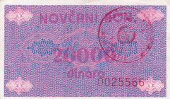Bosnia - Herzegovina, 20.000 Dinara, 1992, AUNC(-), p52Ab
AUNC(-)
Estimate: USD 20-40