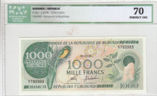 Burundi, 1.000 Francs, 1991, UNC, p31d
UNC
ICG 70, High Condition
Estimate: USD 150-300