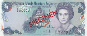 Cayman Islands, 1 Dollar, 2006, UNC, p33s, SPECIMEN
UNC
Queen Elizabeth II. Potrait
Estimate: USD 30-60