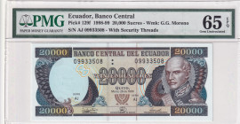 Ecuador, 20.000 Sucres, 35796, UNC, p129f
UNC
PMG 65 EPQ
Estimate: USD 20-40