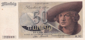Germany - Federal Republic, 50 Mark, 1948, XF, p14a
XF
Stained
Estimate: USD 100-200