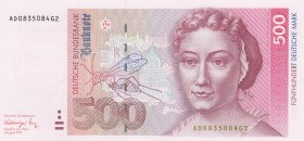 Germany - Federal Republic, 500 Deutsche Mark, 1991, UNC, p43a
UNC
Estimate: USD 750-1500