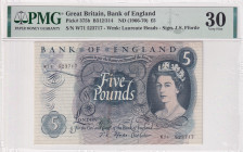 Great Britain, 5 Pounds, 1966/1970, VF, p375b
VF
PMG 30
Estimate: USD 40-80