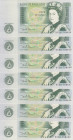 Great Britain, 1 Pound, 1984, UNC, p377b, (Total 7 consecutive banknotes)
UNC
Queen Elizabeth II. Potrait
Estimate: USD 20-40