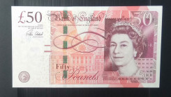 Great Britain, 50 Pounds, 2010, UNC, p393b
UNC
Queen Elizabeth II. Potrait
Estimate: USD 75-150