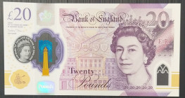 Great Britain, 20 Pounds, 2018, UNC, p396
UNC
Queen Elizabeth II portrait, Polymer banknote
Estimate: USD 30-60