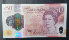 Great Britain, 50 Pounds, 2020, UNC, p397
UNC
Queen Elizabeth II portrait, Polymer banknote
Estimate: USD 75-150
