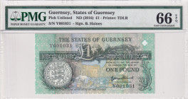 Guernsey, 1 Pound, 2016, UNC, p52d
UNC
PMG 66 EPQ
Estimate: USD 25-50