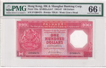 Hong Kong, 100 Dollars, 1987, UNC, p194a
UNC
PMG 66 EPQ
Estimate: USD 60-120