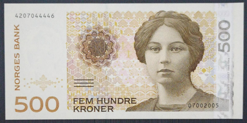 Norway, 500 Kroner, 2005, UNC, p51d
UNC
Estimate: USD 200-400